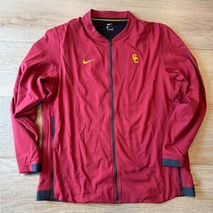 Men’s Nike USC Trojans Football Full Zip Jacket Size Large